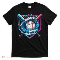 Baseball Drip For Ice Cream Drip Baseball T-Shirt thumb 0