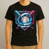 Baseball Drip For Ice Cream Drip Baseball T-Shirt thumb 3