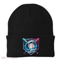 Baseball Drip For Ice Cream Drip Baseball Beanie thumb 0
