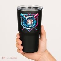 Baseball Drip For Ice Cream Drip Baseball Tumbler thumb 2
