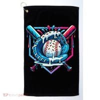 Baseball Drip For Ice Cream Drip Baseball Golf Towel thumb 0
