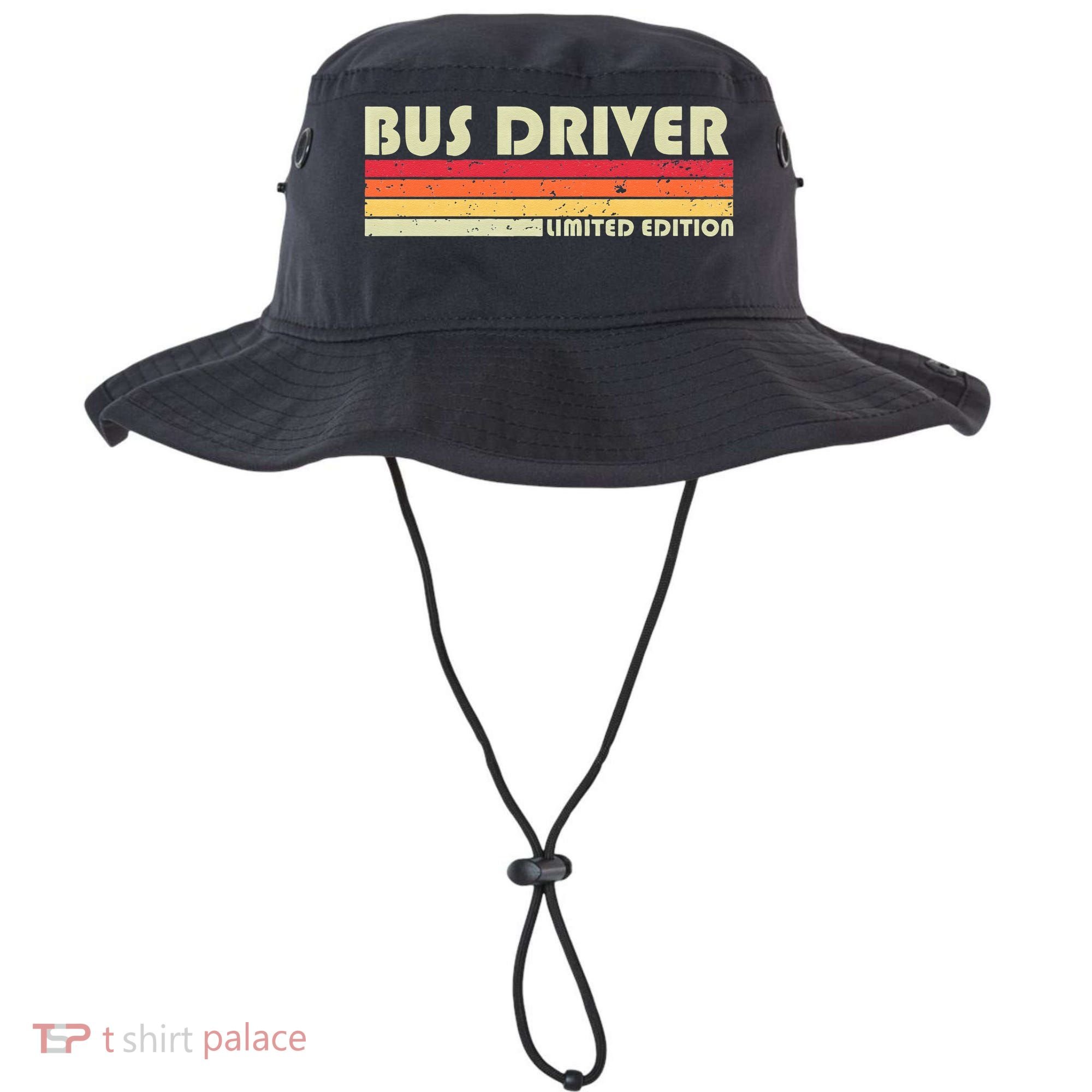 BUS DRIVER Funny Job Title Profession Birthday Worker Idea Bucket Hat