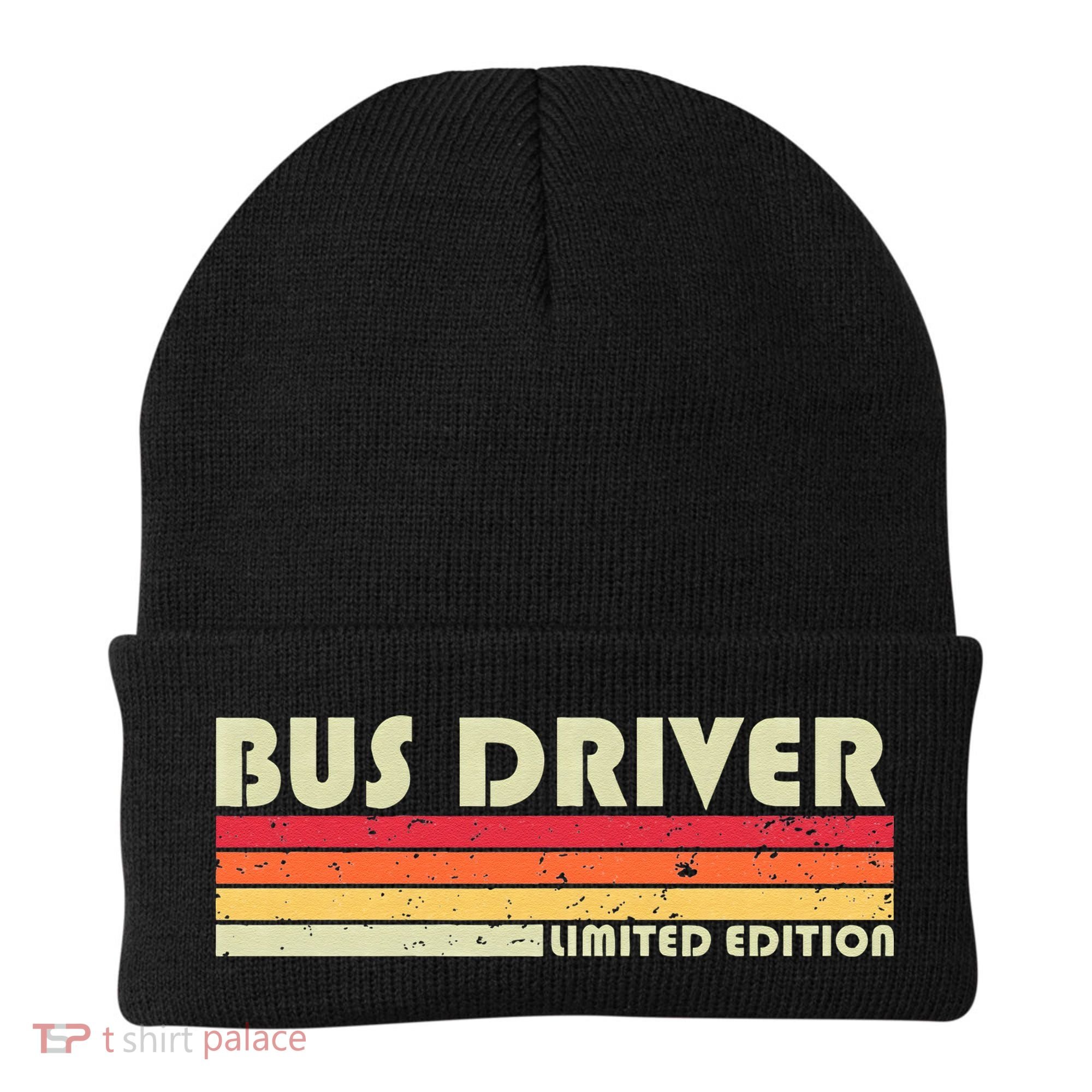 BUS DRIVER Funny Job Title Profession Birthday Worker Idea Beanie