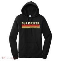 BUS DRIVER Funny Job Title Profession Birthday Worker Idea Women's Hoodie thumb 0
