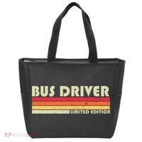 BUS DRIVER Funny Job Title Profession Birthday Worker Idea Tote Bag thumb 0