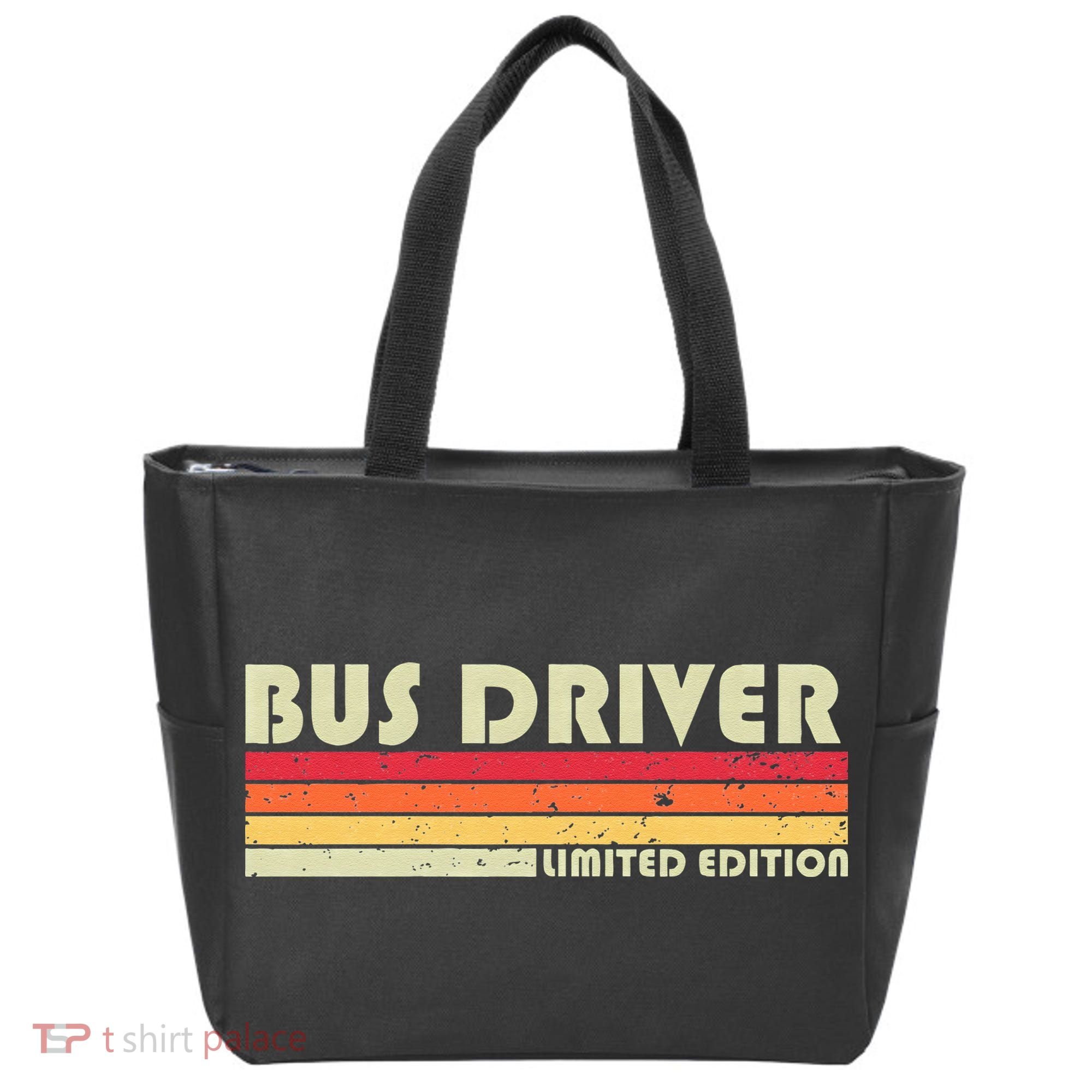BUS DRIVER Funny Job Title Profession Birthday Worker Idea Tote Bag