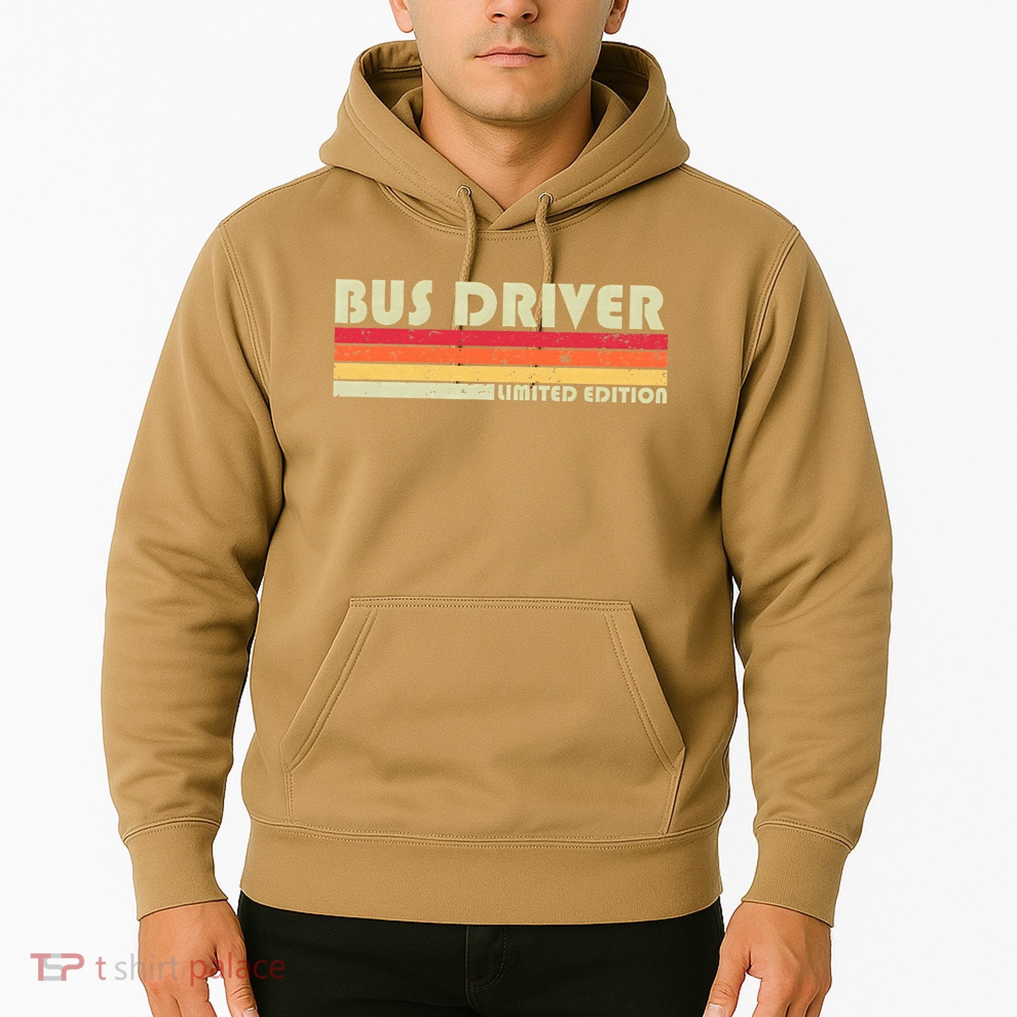 BUS DRIVER Funny Job Title Profession Birthday Worker Idea Hoodie