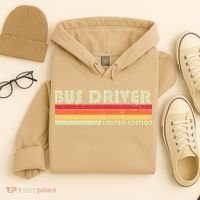 BUS DRIVER Funny Job Title Profession Birthday Worker Idea Hoodie thumb 4