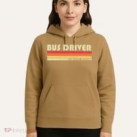 BUS DRIVER Funny Job Title Profession Birthday Worker Idea Hoodie thumb 5