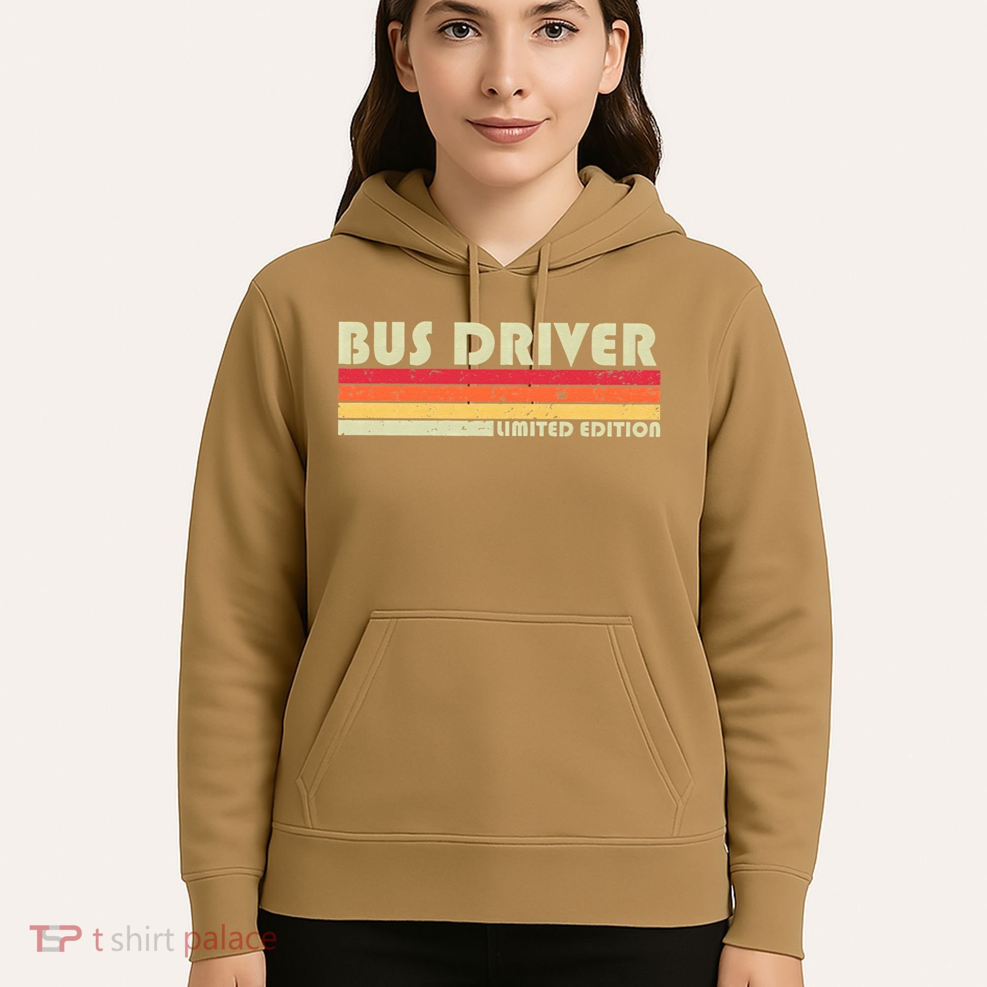 BUS DRIVER Funny Job Title Profession Birthday Worker Idea Hoodie