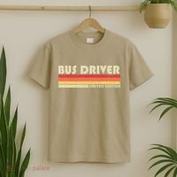 BUS DRIVER Funny Job Title Profession Birthday Worker Idea T-Shirt thumb 2