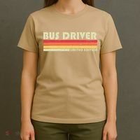 BUS DRIVER Funny Job Title Profession Birthday Worker Idea T-Shirt thumb 4