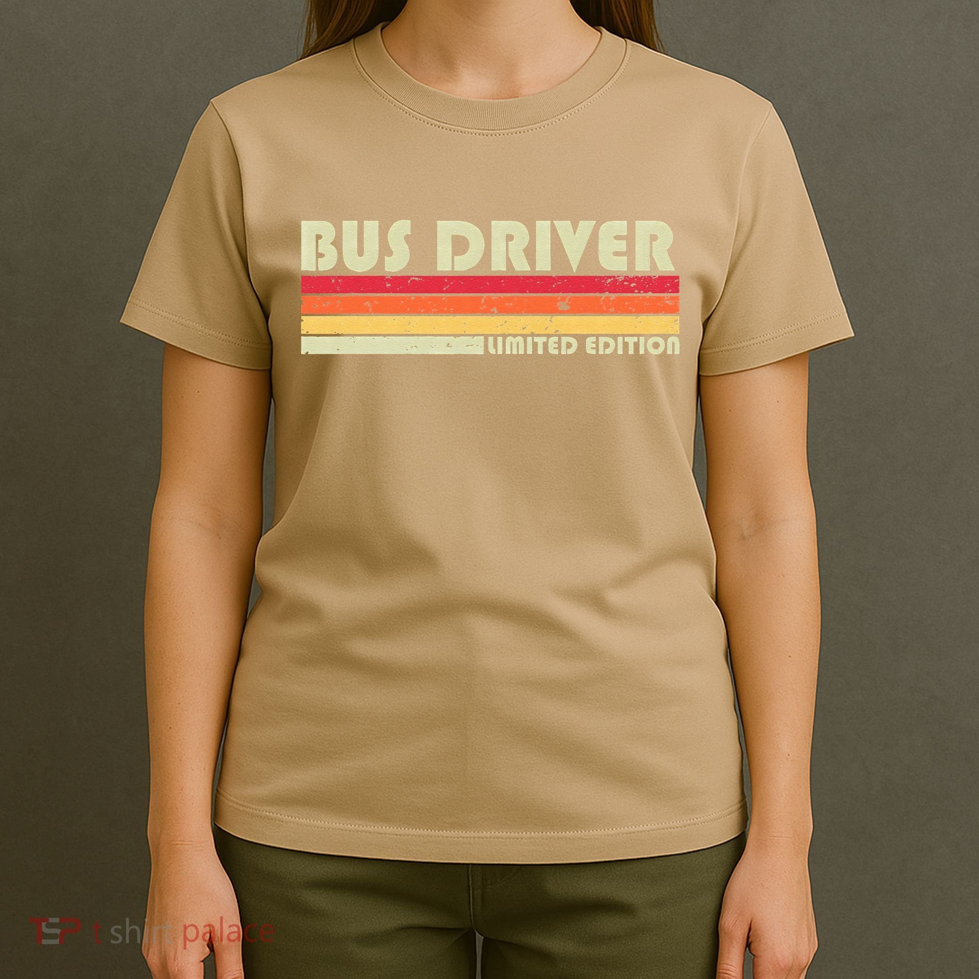BUS DRIVER Funny Job Title Profession Birthday Worker Idea T-Shirt