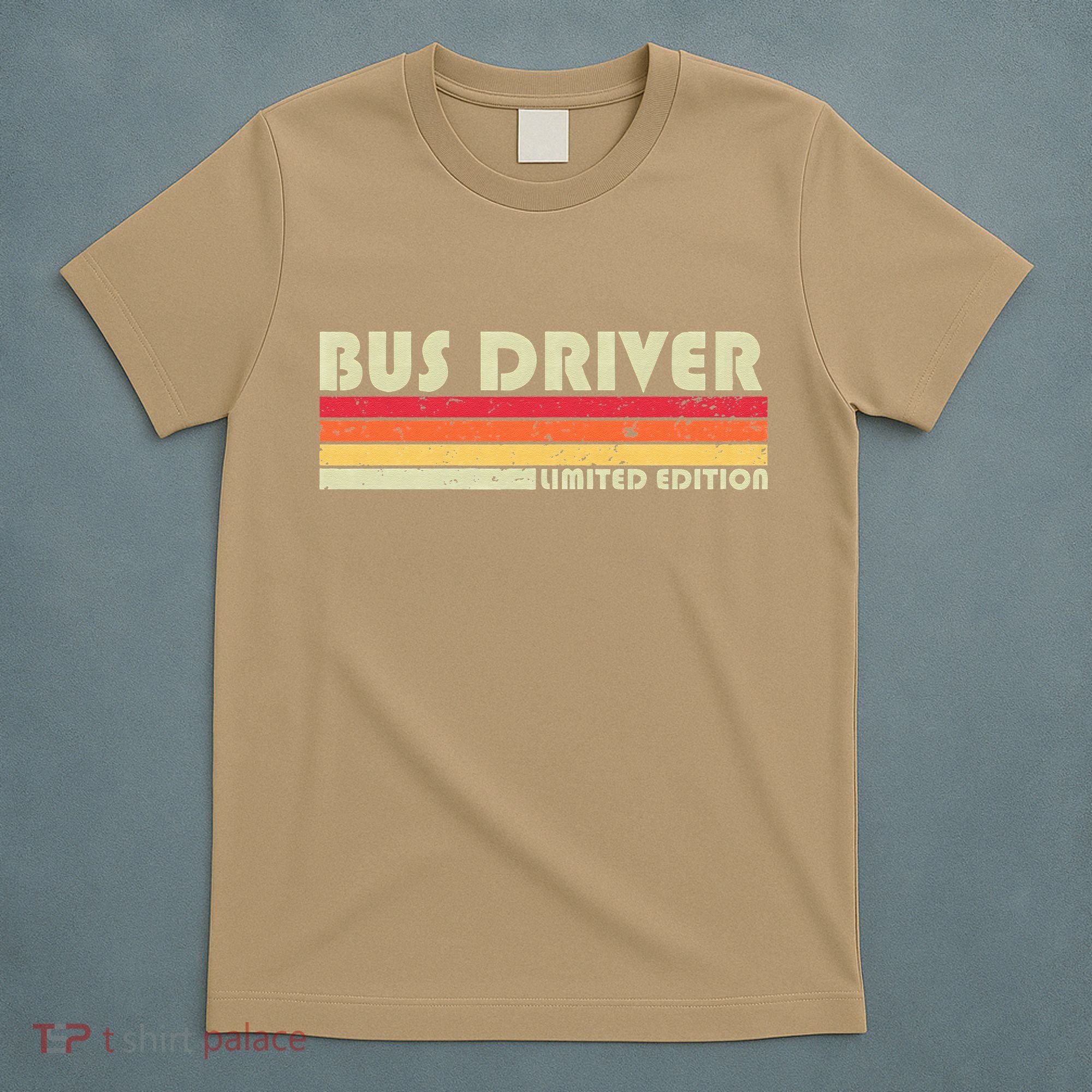 BUS DRIVER Funny Job Title Profession Birthday Worker Idea T-Shirt