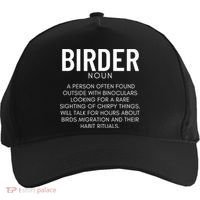Birder Definition Funny Bird Watching Five-Panel Snapback Cap thumb 0