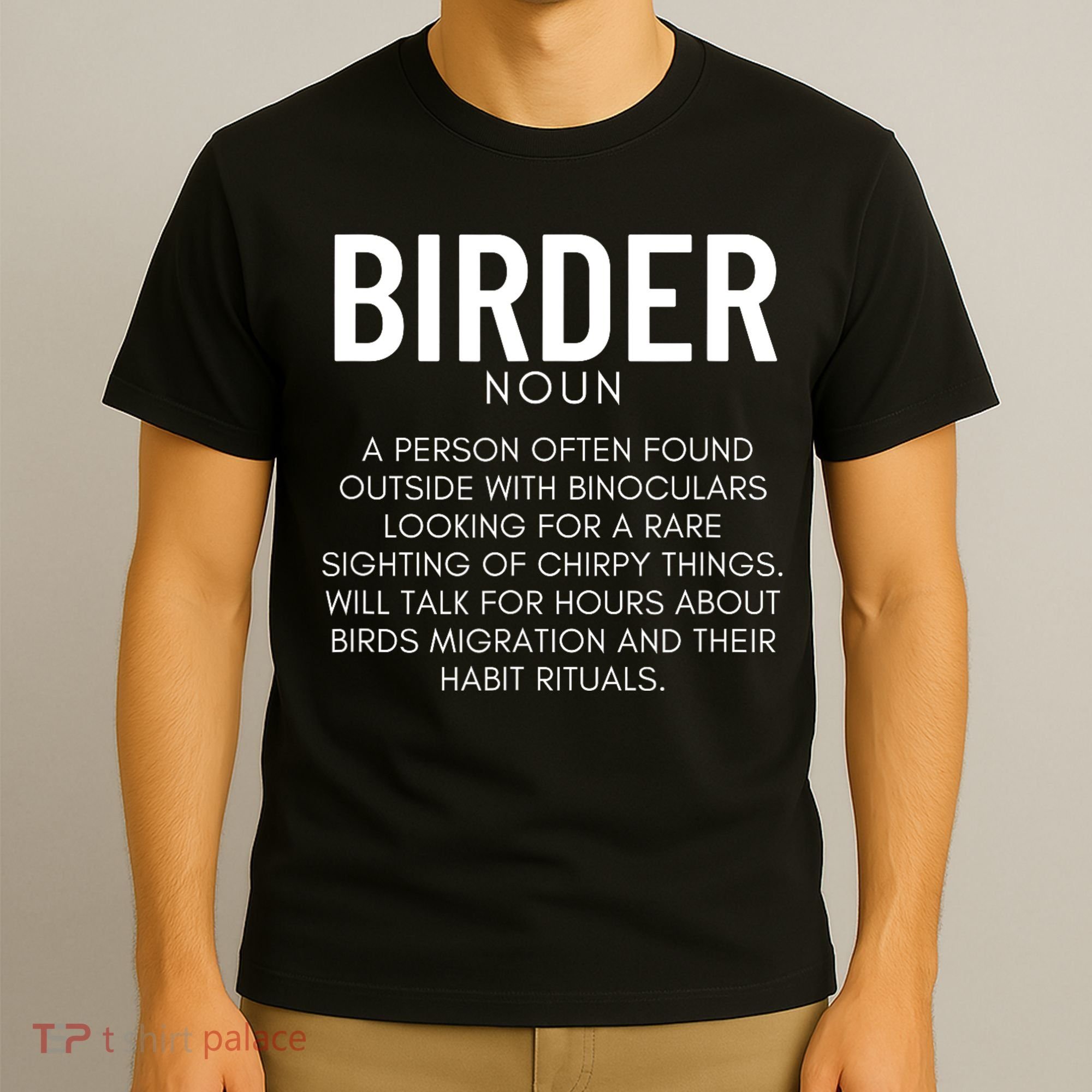 Birder Definition Funny Bird Watching T-Shirt