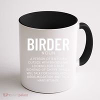 Birder Definition Funny Bird Watching Coffee Mug thumb 1