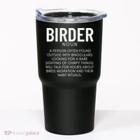 Birder Definition Funny Bird Watching Tumbler thumb 0