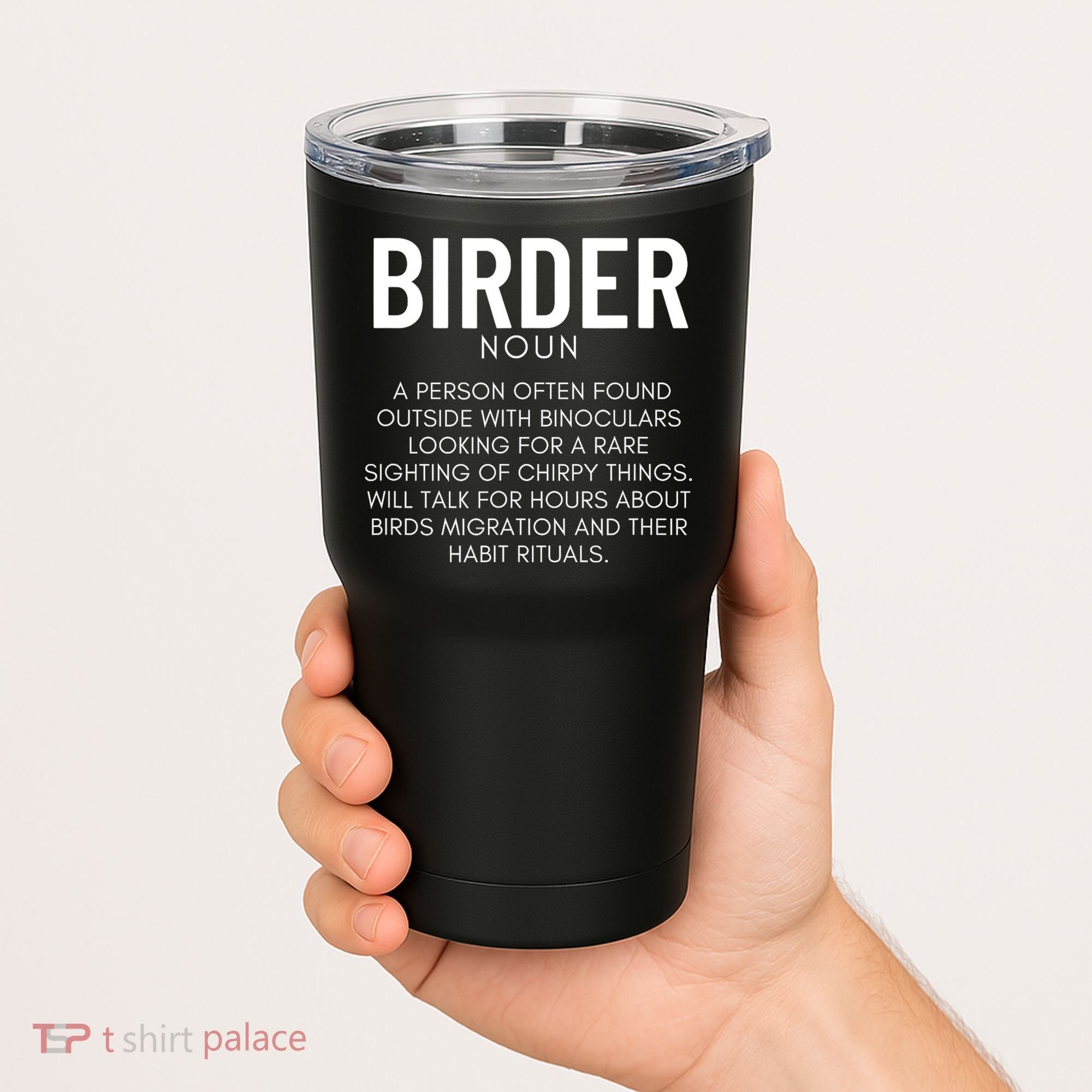 Birder Definition Funny Bird Watching Tumbler