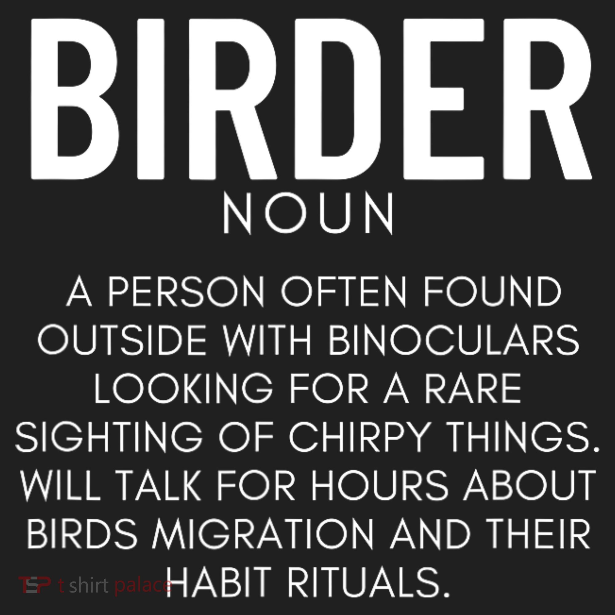 Birder Definition Funny Bird Watching Tumbler