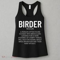 Birder Definition Funny Bird Watching Women's Tank Top thumb 3