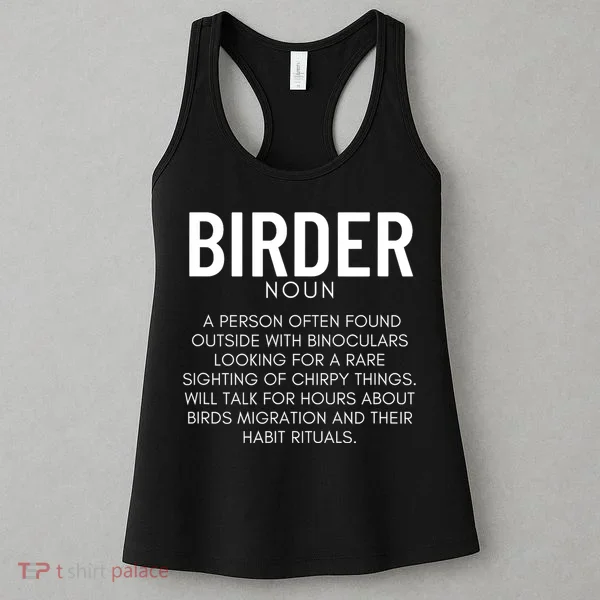 Birder Definition Funny Bird Watching Women's Tank Top