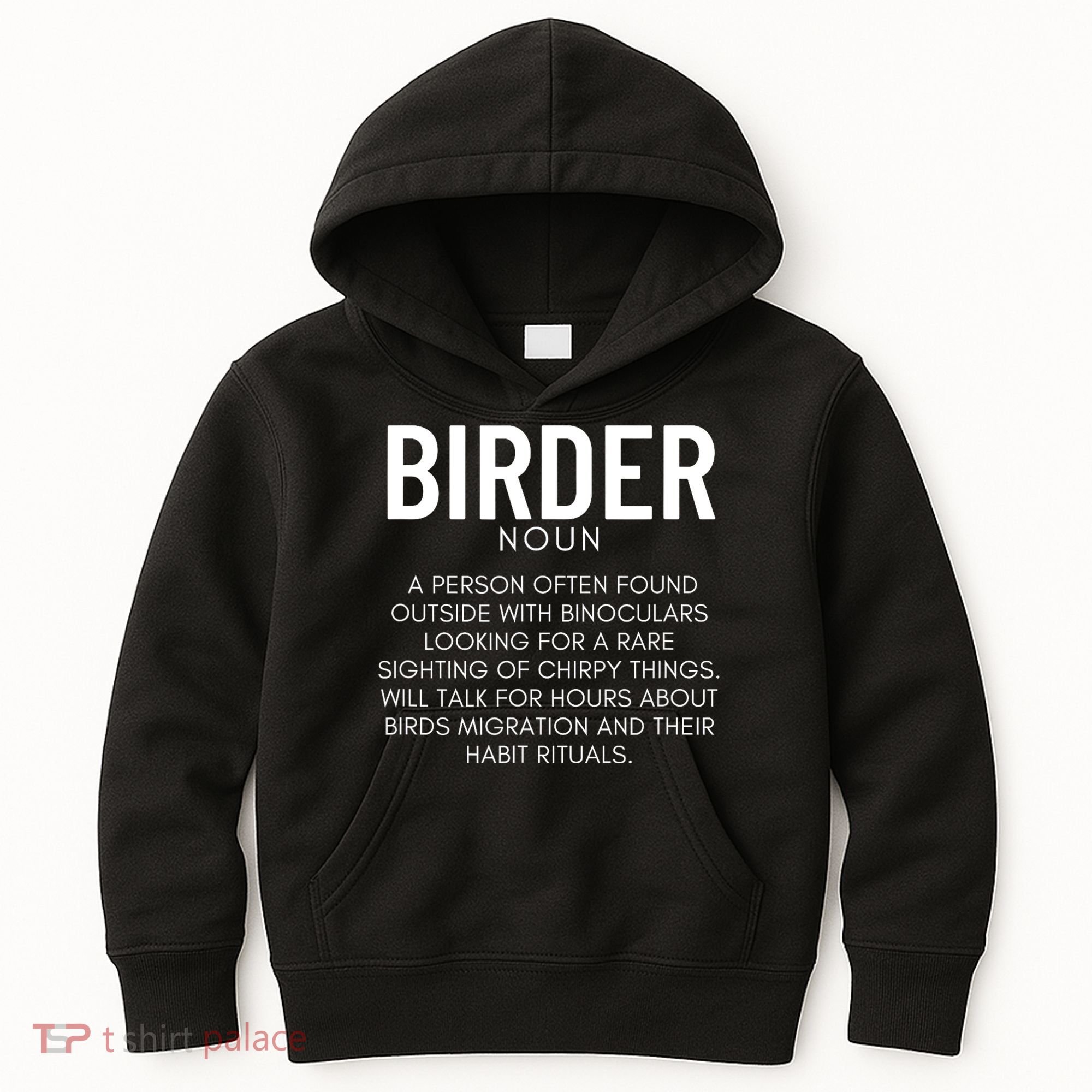 Birder Definition Funny Bird Watching Kids Hoodie