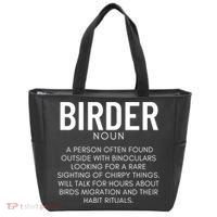 Birder Definition Funny Bird Watching Tote Bag thumb 0