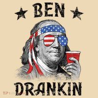 Ben Drankin Funny 4th Of July Tote Bag thumb 4