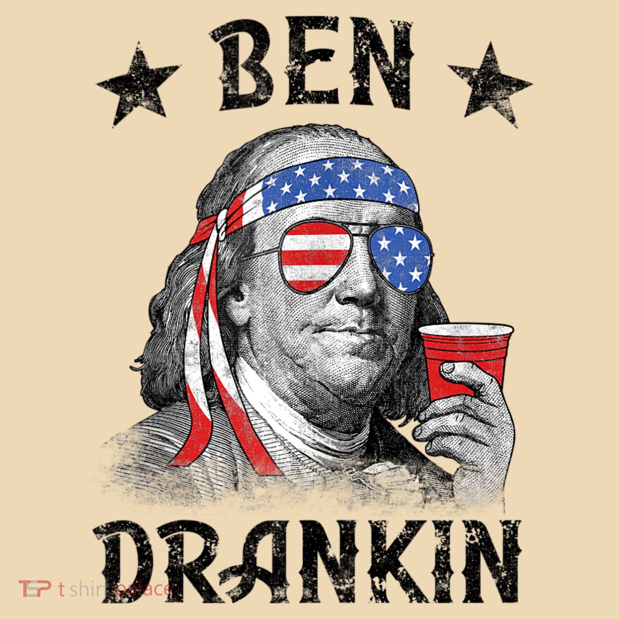 Ben Drankin Funny 4th Of July Tote Bag