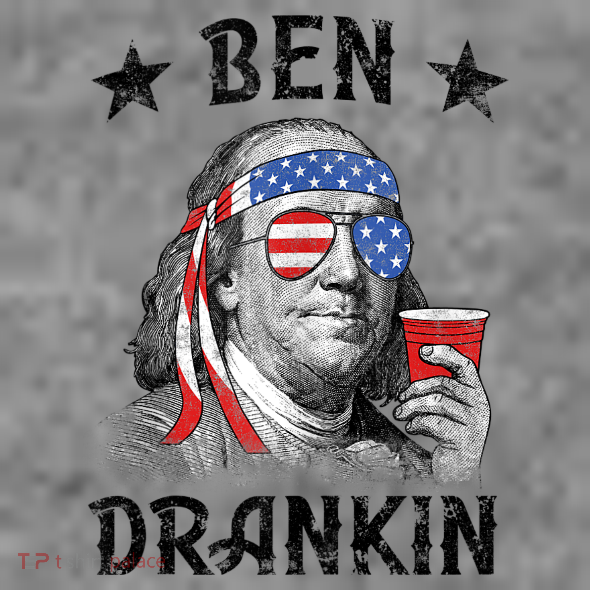 Ben Drankin Funny 4th Of July Toddler Hoodie