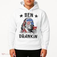 Ben Drankin Funny 4th Of July Hoodie thumb 2