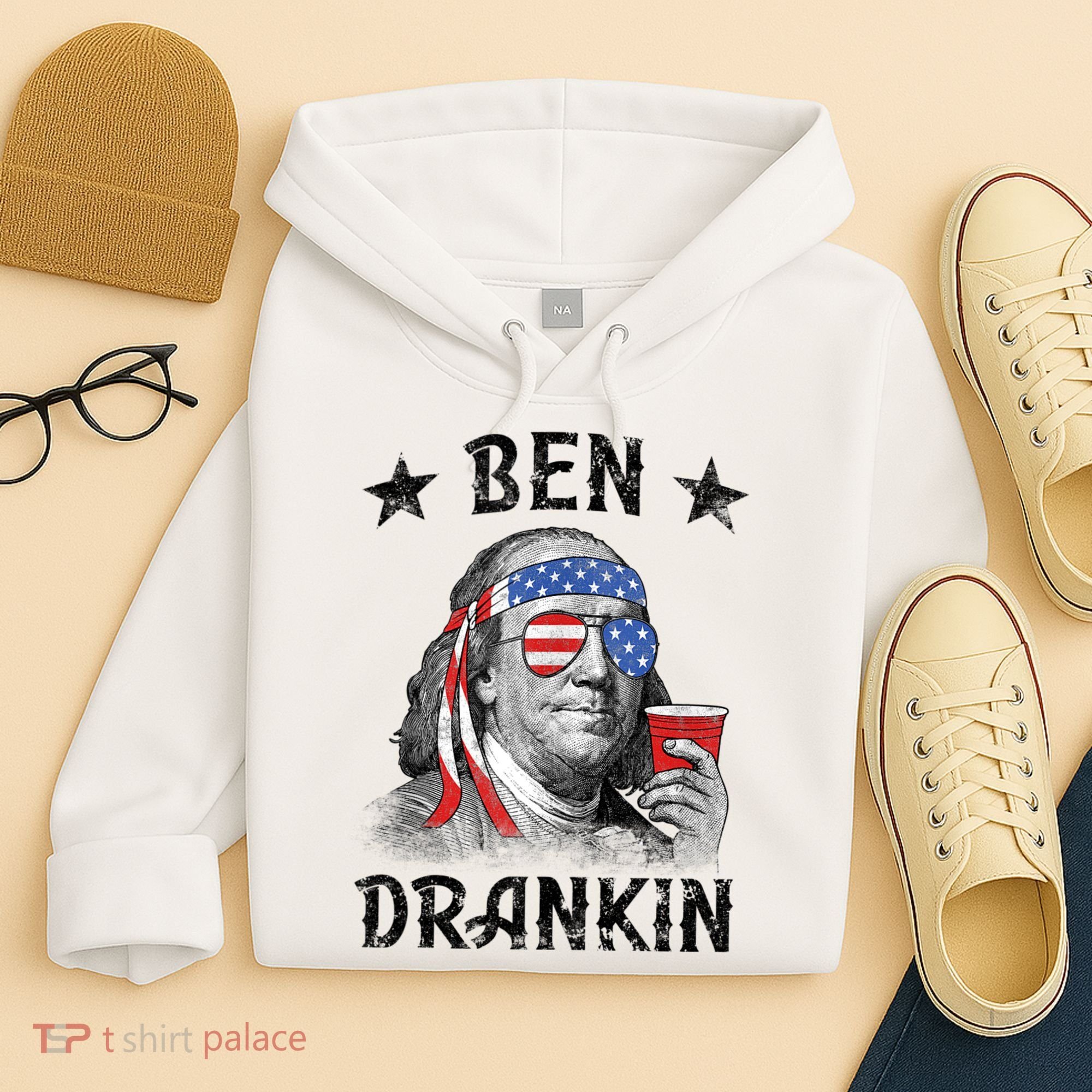 Ben Drankin Funny 4th Of July Hoodie