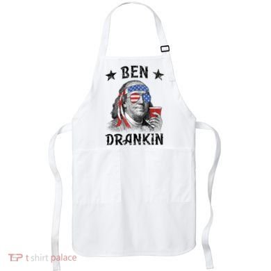 Ben Drankin Funny 4th Of July Apron