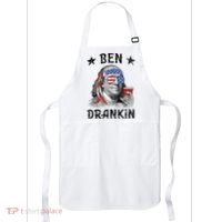 Ben Drankin Funny 4th Of July Apron thumb 0
