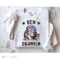 Ben Drankin Funny 4th Of July Sweatshirt thumb 2
