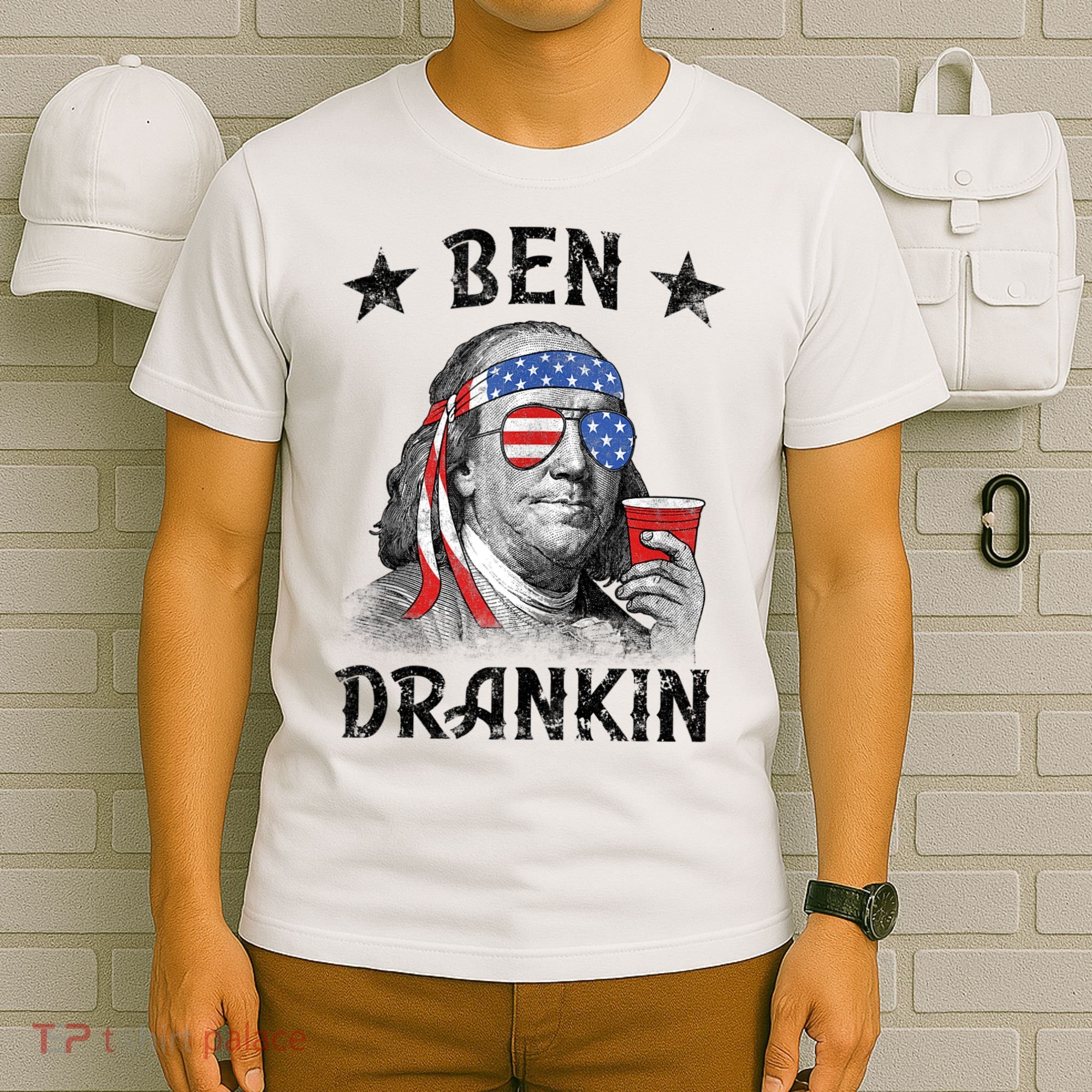 Ben Drankin Funny 4th Of July T-Shirt