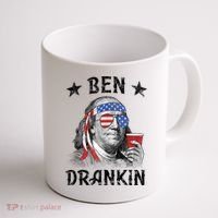 Ben Drankin Funny 4th Of July Coffee Mug thumb 1