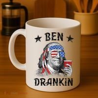 Ben Drankin Funny 4th Of July Coffee Mug thumb 4