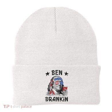Ben Drankin Funny 4th Of July Beanie