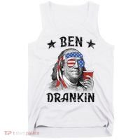 Ben Drankin Funny 4th Of July Tank Top thumb 0