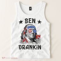 Ben Drankin Funny 4th Of July Tank Top thumb 2