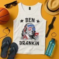 Ben Drankin Funny 4th Of July Tank Top thumb 4
