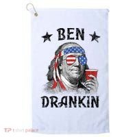Ben Drankin Funny 4th Of July Golf Towel thumb 0