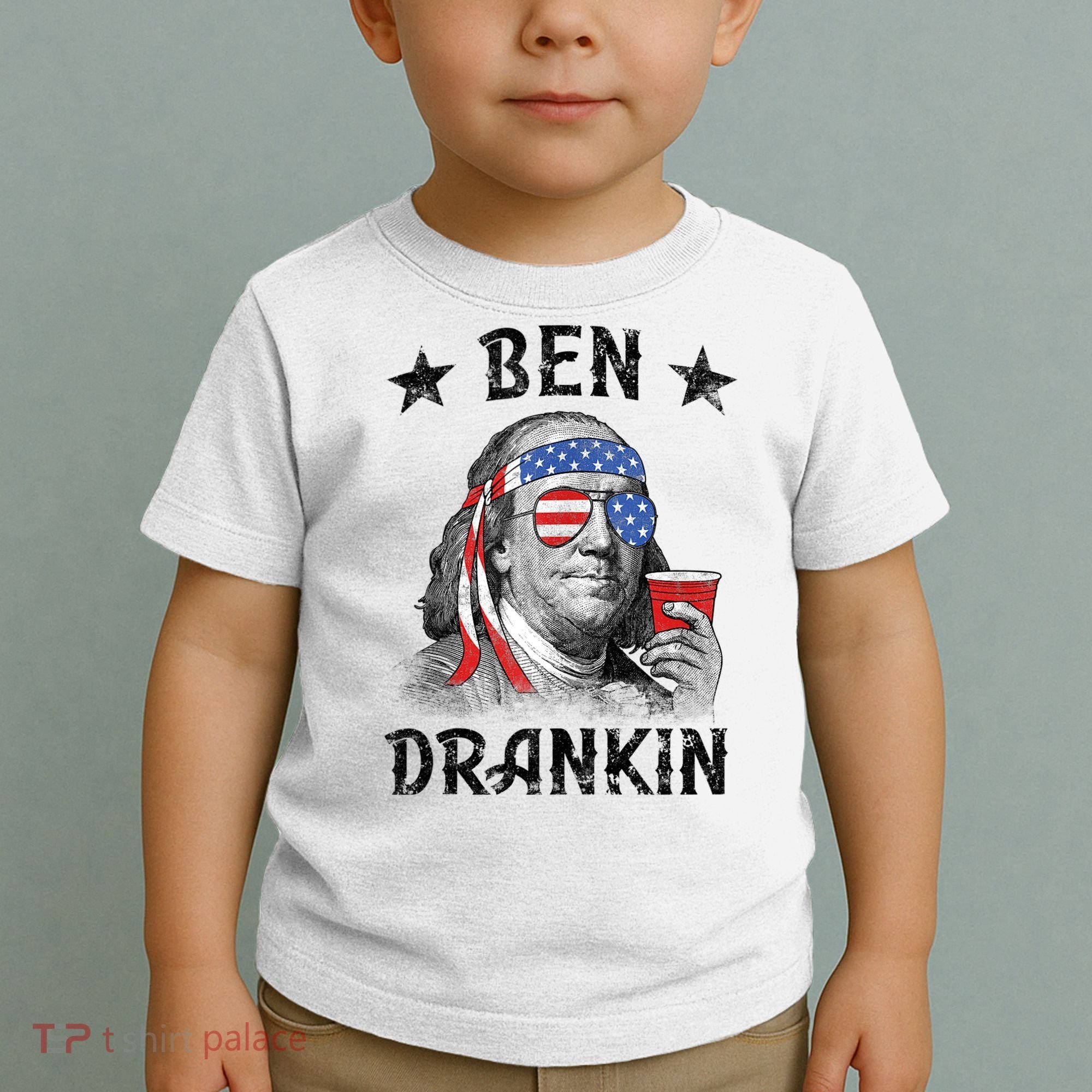 Ben Drankin Funny 4th Of July Toddler T-Shirt