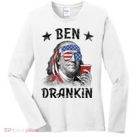 Ben Drankin Funny 4th Of July Women's Long Sleeve Shirt thumb 0