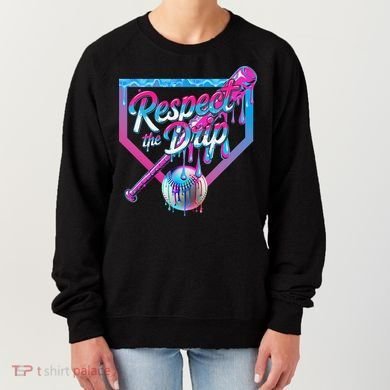 Baseball Drip For Ice Cream Drip Baseball Women's Sweatshirt