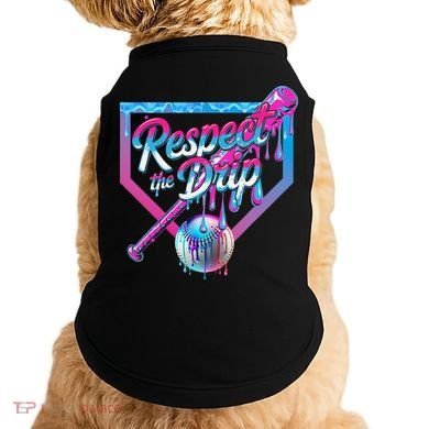 Baseball Drip For Ice Cream Drip Baseball Doggie Tank