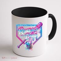 Baseball Drip For Ice Cream Drip Baseball Coffee Mug thumb 1