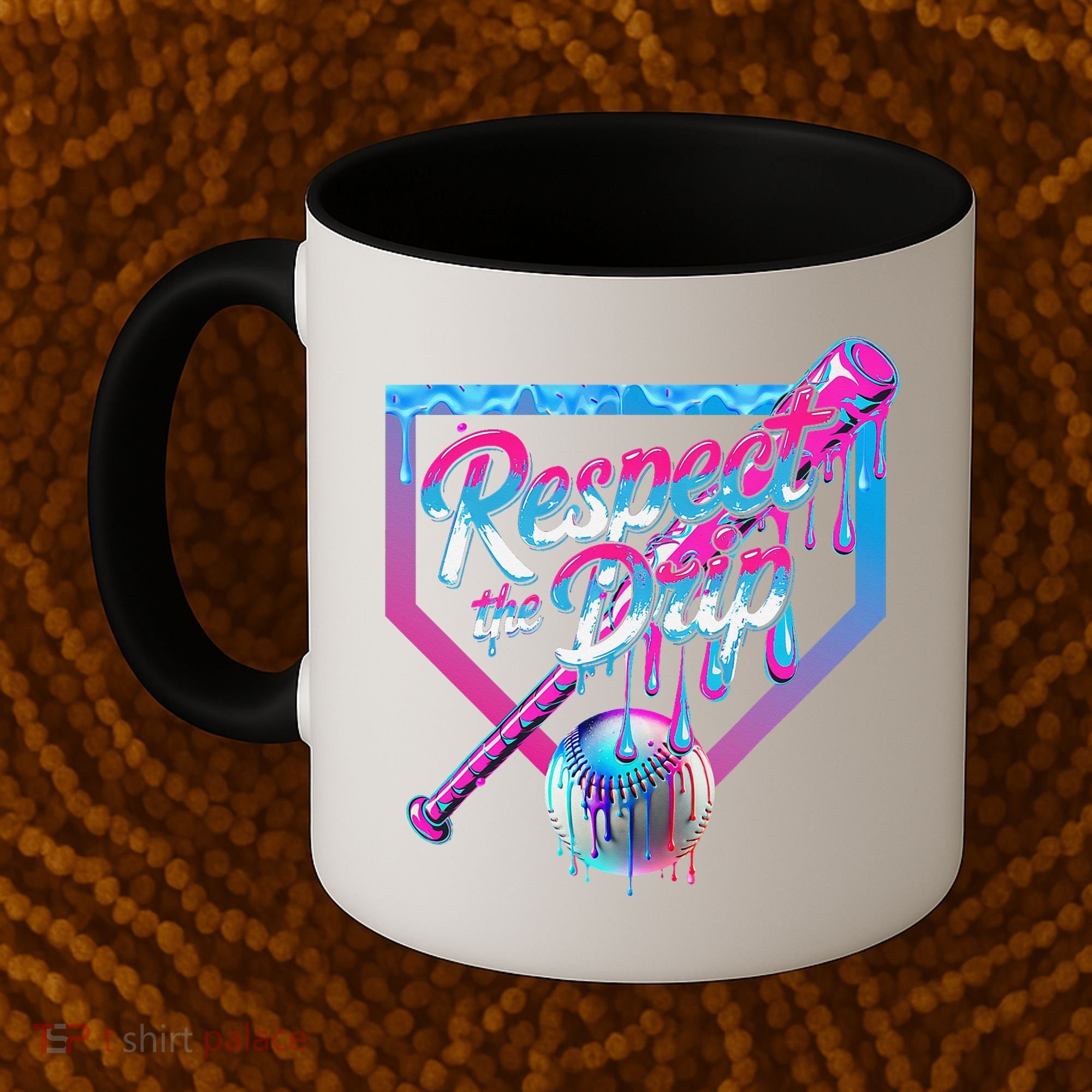 Baseball Drip For Ice Cream Drip Baseball Coffee Mug